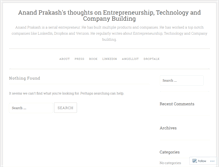 Tablet Screenshot of anandprakash.net